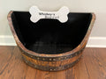 Personalized Bourbon Barrel Pet Bed & Toy Bin