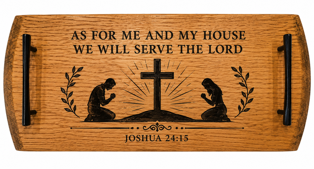 Engraved Wooden Serving Trays - Rectangle