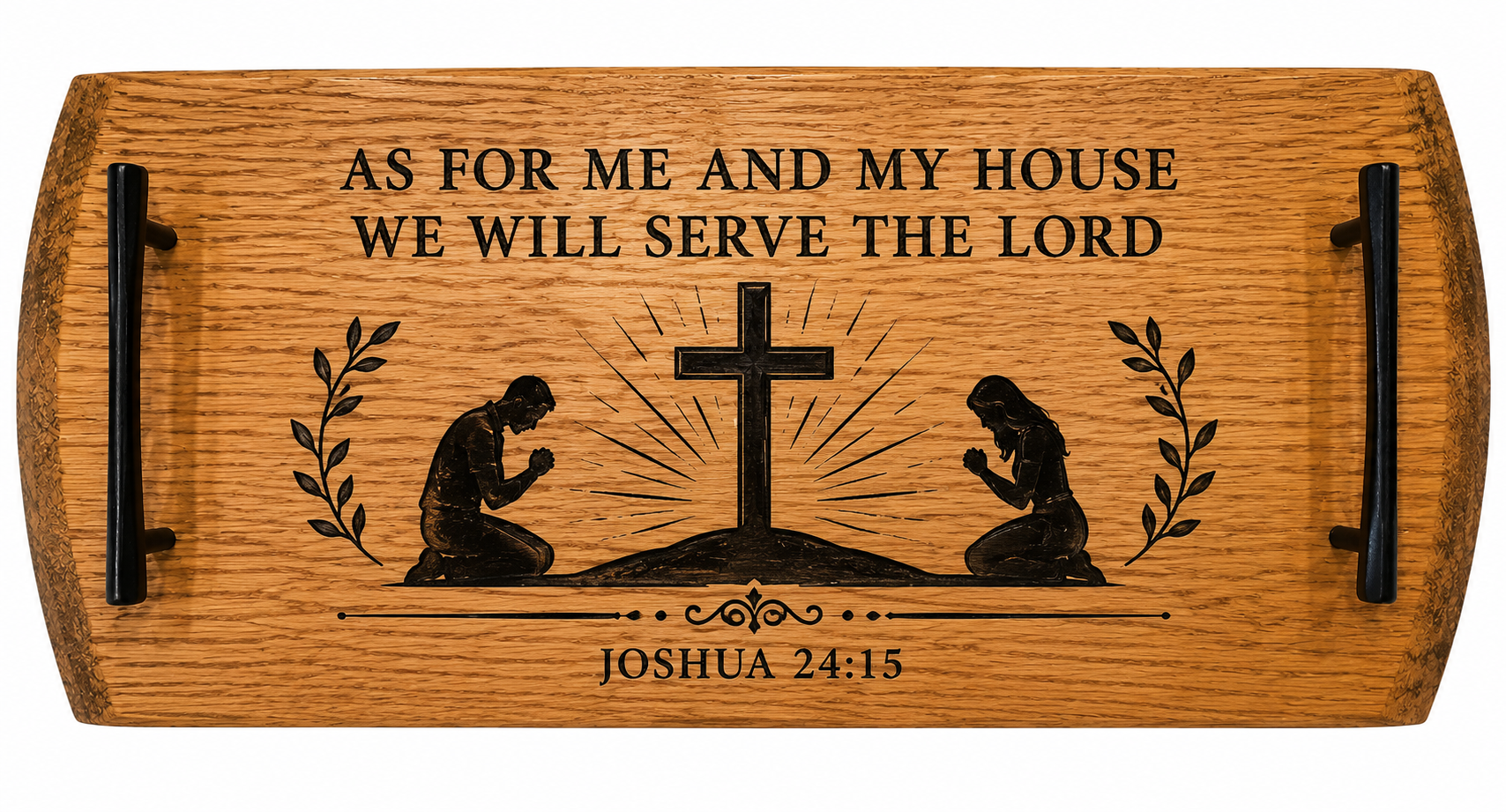 Engraved Wooden Serving Trays - Rectangle