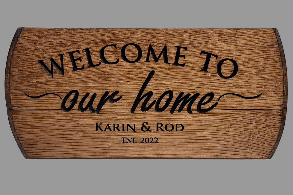Custom Wood & Bourbon Barrel Wall Signs