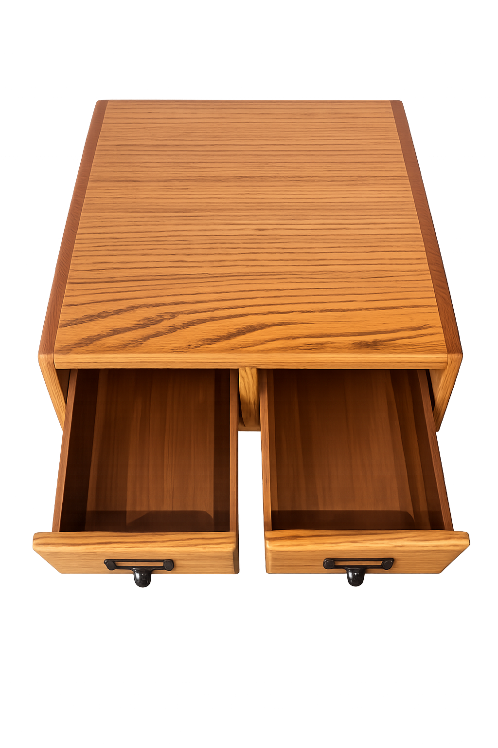 Refinished Card Catalog End Table