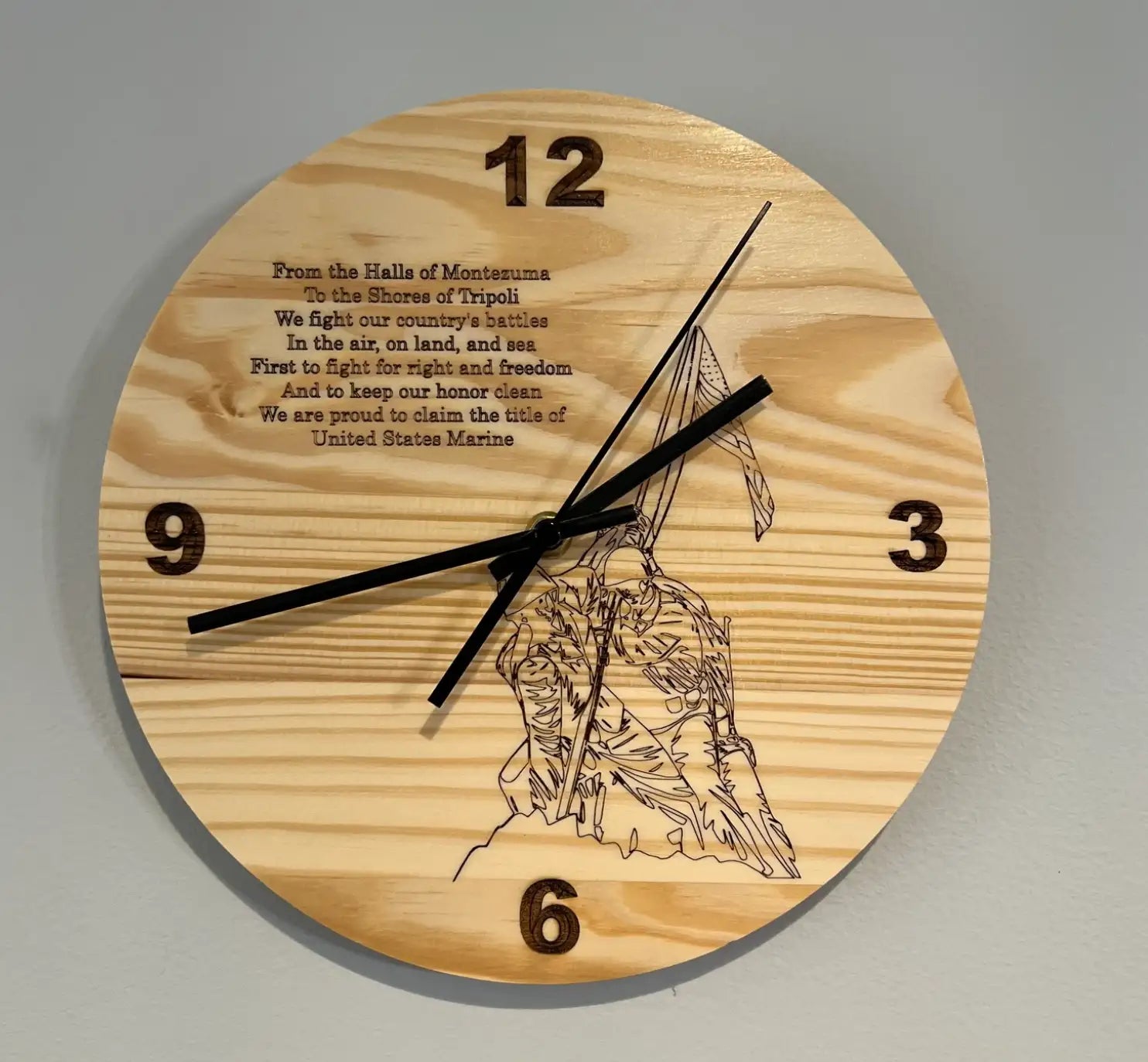 Custom Wooden &  Bourbon Barrel Stave Clocks