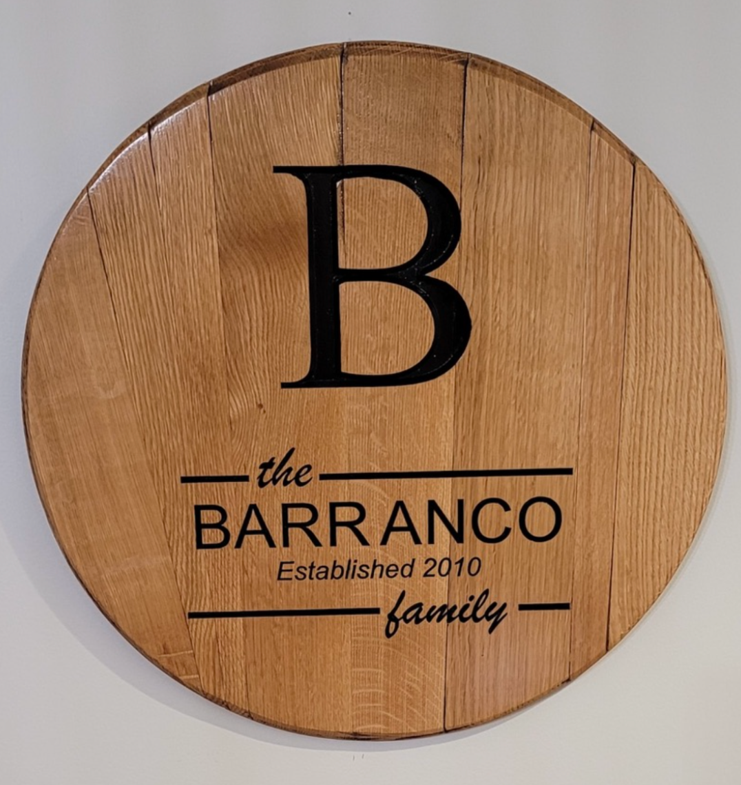 Custom Wood & Bourbon Barrel Wall Signs