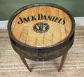 Bourbon Barrel Head End Table
