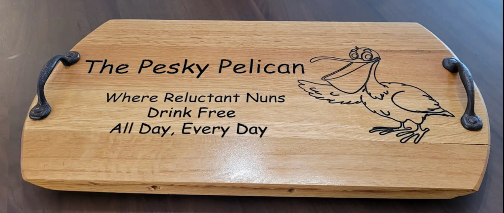Engraved Wooden Serving Trays - Rectangle