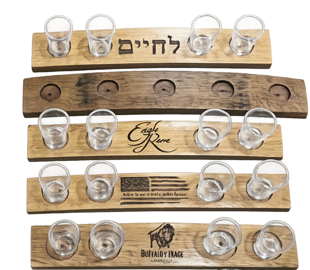 Whiskey Flight Boards & Tea Light Holders