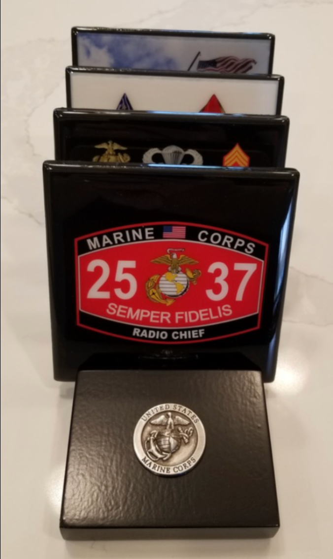 Custom Slate, Wood & Polyurethane Coasters