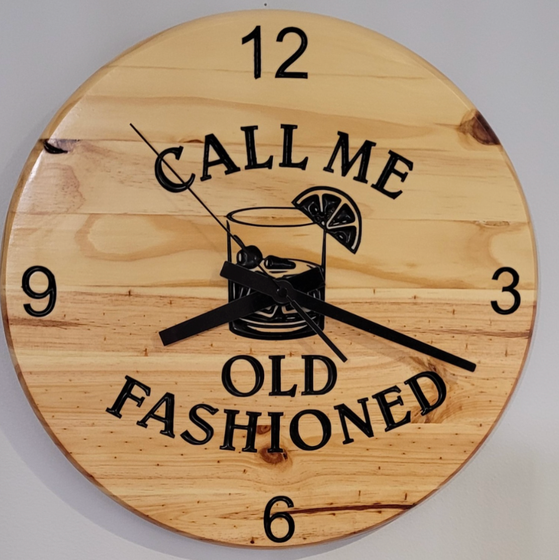 Custom Wooden &  Bourbon Barrel Stave Clocks