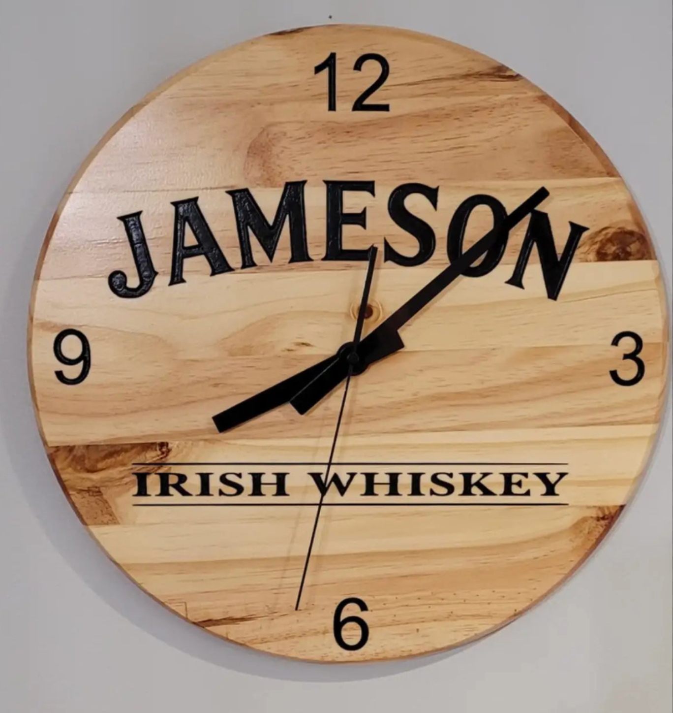 Custom Wooden &  Bourbon Barrel Stave Clocks