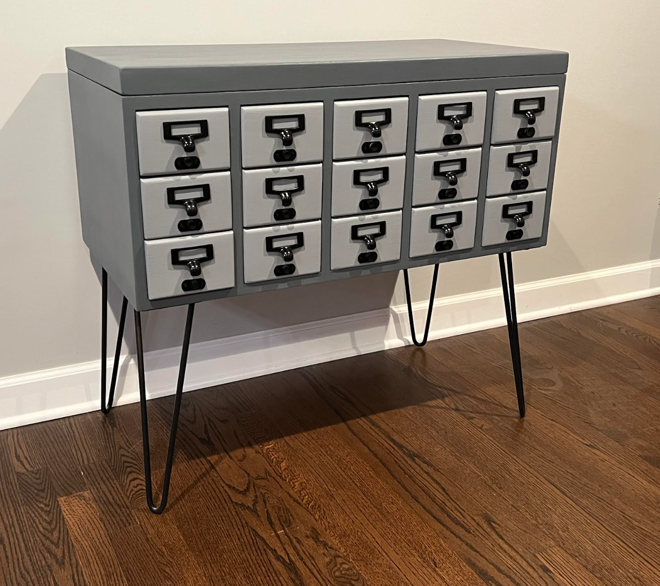 Refinished Vintage Card Catalog Cabinet - In Stock - On Sale Now!